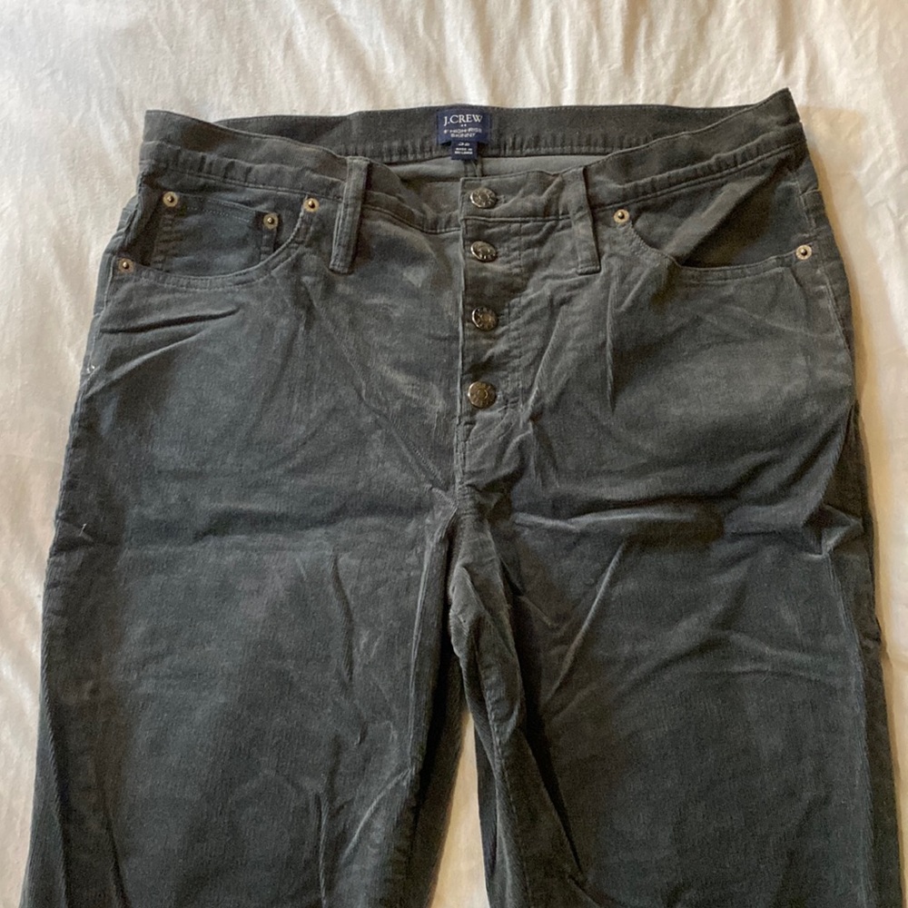 J crew high rise skinny corduroy size 32